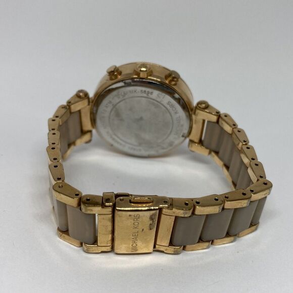 Michael Kors Parker MK5896 Womens Stainless Steel Analog Dial Quartz Watch WO308 - Picture 10 of 12